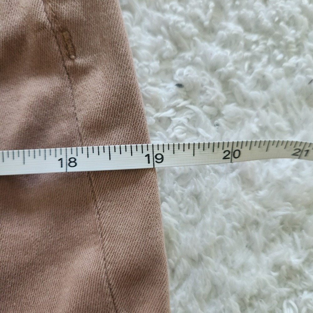 WHBM The Skinny Ankle High Rise Pants Mauve Pink Size 8 Stretch Cotton Blend - Picture 6 of 9